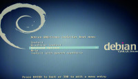 Screenshot of Debian Net Install