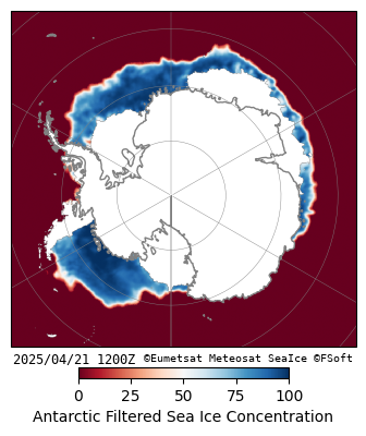 Antarctic Sea Ice Concentration