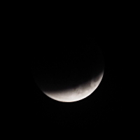 Blood Moon Eclipse starting