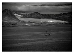 Svalbard Kjerulfbreen Glacier 830nm IR Filter