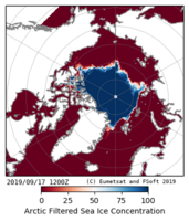 Arctic Minimum Sea Ice - Latest