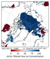 Arctic Maximum Sea Ice - Latest