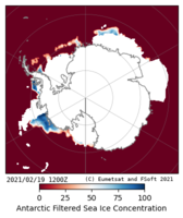 Antarctic Minimum Sea Ice - Latest