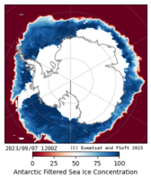 Antarctic Minimum Sea Ice - Latest